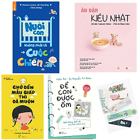 Combo Nuôi con không phải là cuộc chiến + Ăn dặm kiểu Nhật + Chờ đến mẫu giáo thì đã muộn + Để con được ốm - Tặng kèm bookmark PĐ