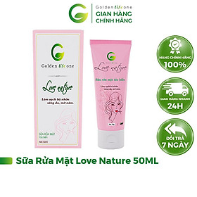 Sữa Rửa Mặt Love Nature GOLDEN LIFE ONE 50ML Làm Sạch Bã Nhờn