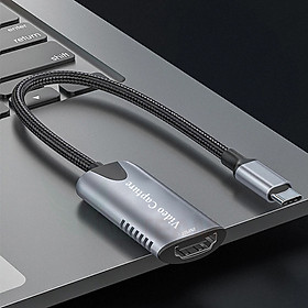 Mua Capture Card Livestream HDMI to TYPE-C Dùng Chuyển Đổi Video Âm Thanh HD 1080p 60fps Ghi Lại Hình Ảnh Camera PS5 PS4 -Hàng Chính Hãng