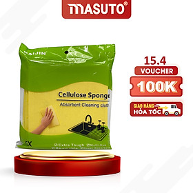 Mua Set 5 Khăn lau bếp  bát đĩa xuất khẩu Châu Âu Vải xốp cenlulo Không mùi Vải lau chùi tái sử dụng cho nhà bếp