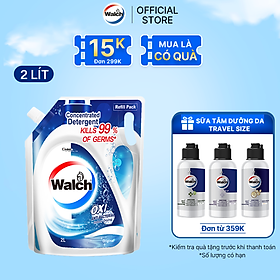 Túi nước giặt kháng khuẩn, khử mùi Walch 2L