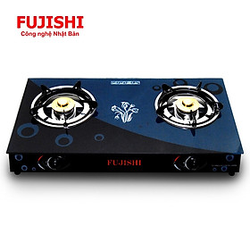 Mua Bếp gas đôi mặt kính chén nhôm Fujishi FM-H10-N - Hàng chính hãng