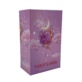 Hình ảnh (Size Gốc) Bộ Bài Tarot Cards Hồng 78 Thẻ, Hộp Cứng