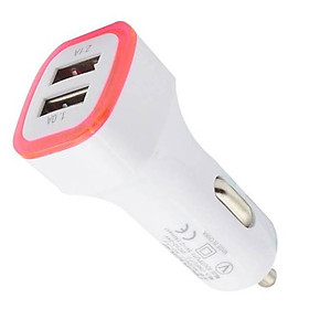 LED Dual USB Car Sạc bộ sạc xe lửa cho GPS Điện thoại di động MP3 PDA Bluetooth Tai nghe máy ảnh kỹ thuật số