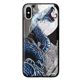 Ốp lưng kính cường lực cho iPhone XS MAX Rắn Dữ - Hàng chính hãng
