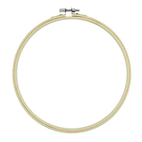Natural Bamboo Embroidery Hoops Cross Stitch Circle Frame DIY Needlework
