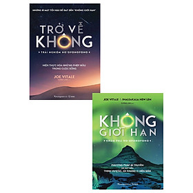 Hình ảnh Combo Sách Về Ho'oponopono Của Joe Vitale: Trở Về Không + Không Giới Hạn (Bộ 2 Cuốn) _PNA