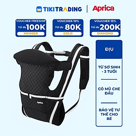 Địu Trẻ Em Aprica Pitta 39400 - Đen