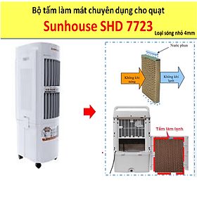 Mua Bộ 3 tấm làm mát thay thế cho quạt hơi nước Sunhouse SHD 7723 (màu nâu hoặc xanh)
