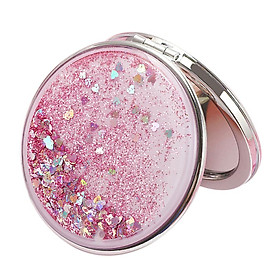 Travel Compact Double Sided Makeup Mirror Portable Magnifying Folding Mirror
