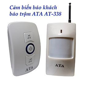 Chuông báo khách báo trộm bằng cảm ứng không dây ATA AT-338 - tiếng chuông hay- kết nối thêm với nút nhấn, cửa từ.