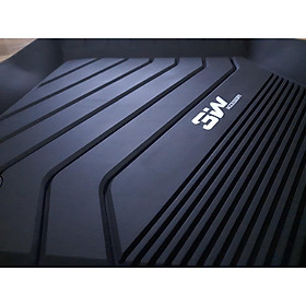 Thảm lót sàn xe ô tô BMW X1 2015-đến nay nhãn hiệu Macsim 3W - chất liệu nhựa TPE đúc khuôn cao cấp - màu đen