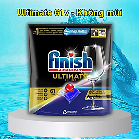 Viên rửa bát Finish Quantum Ultimate 60 viên loại cao cấp nhất nhập khẩu Chính Hãng