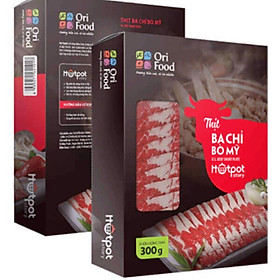 Hotpot Story Thịt Ba Chỉ Bò Mỹ (300g)