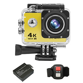 4K / 30FPS Camera hành động thể thao Ultra HD 16MP 2 inch Màn hình hiển thị LCD lớn 170 độ WiFi góc rộng 2.4G Máy quay phim DV điều khiển từ xa không dây