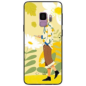 Ốp lưng in cho Samsung S9 Mẫu Cô Gái Áo Vest