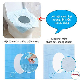 Mua Combo 4 Miếng Lót Bồn Cầu Dùng 1 Lần Tiện Dụng 00273