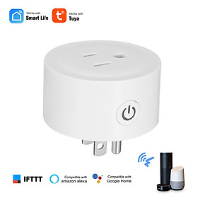 Mini Smart Plug WiFi Power Socket US Tuya APP Remote Control Timer, Voice Control Compatible with Amazon Alexa and for