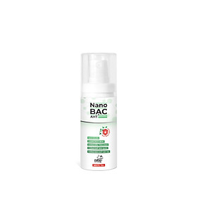 Chai xịt diệt khuẩn Nano bạc AHT trà trắng dùng rửa tay, xịt màn hình, vệ sinh phòng ngủ