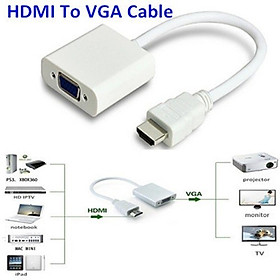 Mua Cáp chuyển đổi HDMI sang VGA (20cm) Hàng Nhập Khẩu