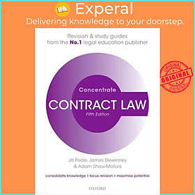 Sách - Contract Law Concentrate - Law Revision and Study Guide by James Devenney (UK edition, paperback)
