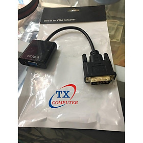 Mua Cáp chuyển đổi DVI-D 24+1 ra VGA màn hình LCD  máy chiếu có VGA DVI TO VGA 24+1 dài 20cm