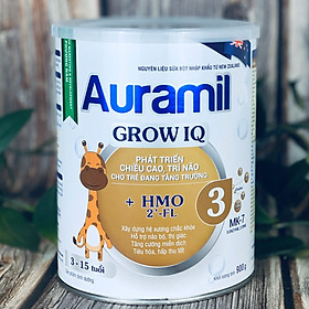 Sữa Auramil IQ3 900G - SẢN PHẨM DINH DƯỠNG GIÚP TRẺ PHÁT TRIỂN CHIỀU CAO