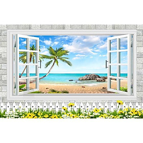 Mua Tranh dán tường 3D cửa sổ