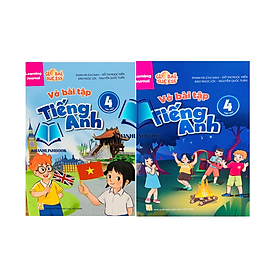Sách – Combo Vở bài tập Tiếng Anh 4 – tập 1 + 2