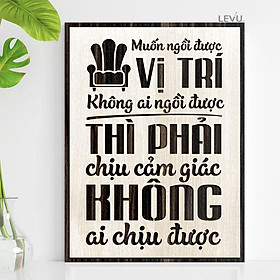 Tranh treo tường slogan câu nói hay truyền cảm hứng TBIG021