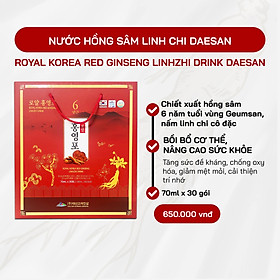 Nước Hồng Sâm Linh Chi Daesan Hàn Quốc