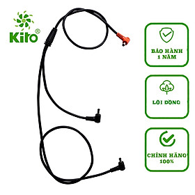 Dây cáp DC kết nối 2 Quạt vào Pin Áo Điều Hòa Cao Cấp, Gia cường chống đứt, không lo gián đoạn sử dụng