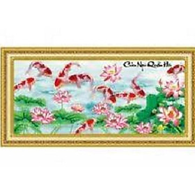 Mua Tranh thêu cửu ngư quần hội - LV3230
