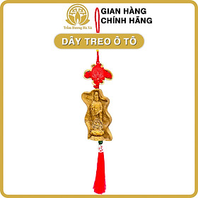 Hình ảnh Dây treo xe ô tô tượng Phật Quan Âm bằng gỗ cao cấp của nhà HÀ XÁ