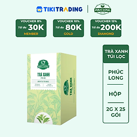 Trà xanh túi lọc 2g x 25 gói Phúc Long