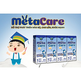 Thùng sữa nước Nutricare Metacare ECO - phát triển toàn diện cho trẻ từ 1 tuổi (110ml x 48 hộp)