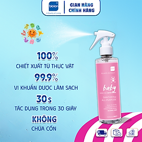 Chai Xịt Khử Mùi Sạch Khuẩn Cho Em Bé Bioion Baby Sanitizer 250mL