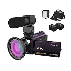 Máy Quay Phim Wifi Kỹ Thuật Số IR Andoer (4K 1080P 48Mp) (16X Zoom) (0.39X)