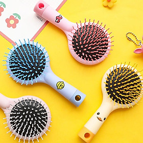 (Hàng Mới Về) Lược Chải Tóc Mini Kèm Gương Tiện Dụng Phong Cách Hàn Quốc