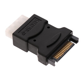 4 Pin PC IDE Female To 15 Pin SATA Male Power Adapter Convertor Connector