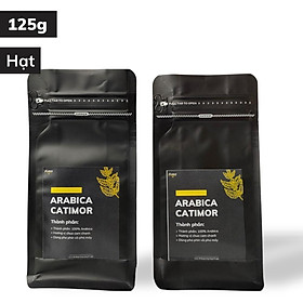 Cà phê nguyên chất ARABICA CATIMOR 50g cafe rang xay hương vị chua thanh đắng nhẹ tinh tế cafe việt - Big Dream Coffee