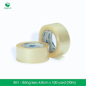 BK1 - 4.8cm loại 6 cuộn/kg - Bộ 6 cuộn băng keo đóng thùng hộp carton