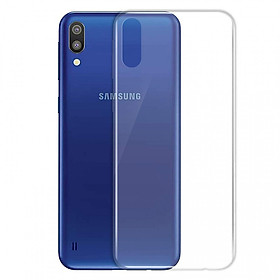 Ốp lưng dẻo dành cho Samsung Galaxy M10 hiệu Ultra Thin mỏng 0.6mm chống trầy - Hàng chính hãng