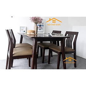 Set Bàn Ăn 4 Ghế Modern (Tự Nhiên)