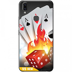 Ốp lưng dành cho Vivo V9 mẫu Thẻ bài