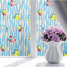 Mua COMBO 5M DECAL GIẤY DÁN KÍNH KEO SẴN KHỔ 45CM MẪU CÁ VÀNG BƠI