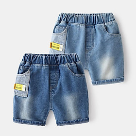 Quần jean bé trai Easy Baby, quần đùi jeans thời trang cho bé từ 10-20kg