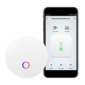 KKmoon Zigbee Hub Gateway Smart Home Hub for Blinds Drive Motor Thermometer Hygrometer Compatible with Alexa Google Home