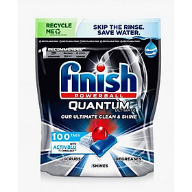 Viên rửa bát Finish Quantum Ultimate 100 viên loại cao cấp nhất nhập khẩu Chính Hãng
