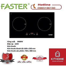 Mua Bếp Điện Từ Đôi Faster FS 740T - Hàng Chính Hãng